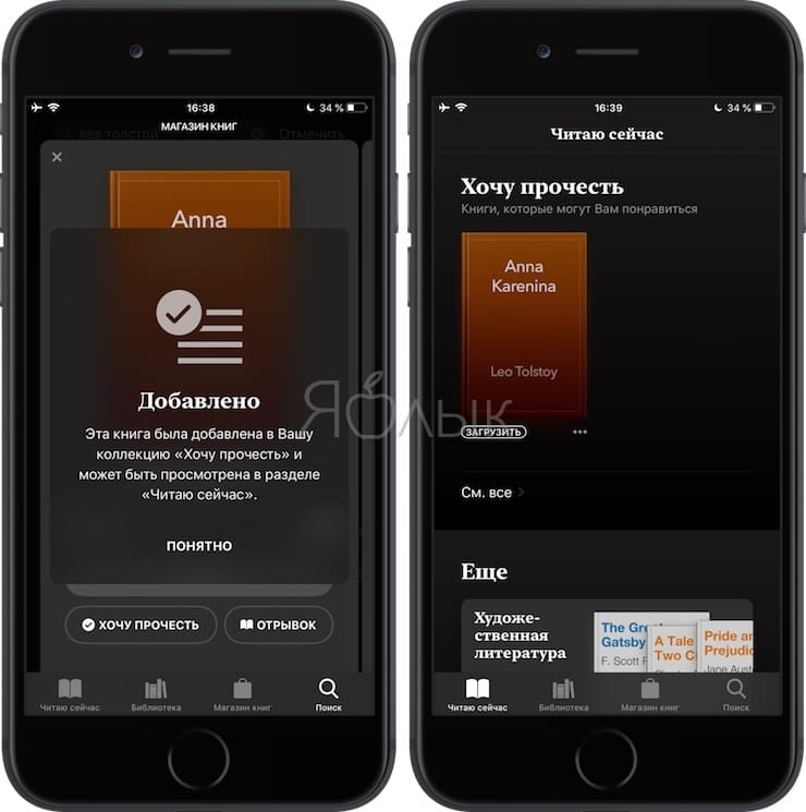 Apple Книги (iBooks) – лучшая читалка книг в формате ePub для iPhone и iPad